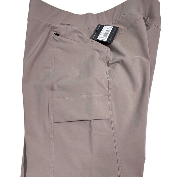 Eddie Bauer Travex Incline 2.0 Utility Capri Pant Size 8T Beige Taupe Gorpcore - Picture 9 of 14